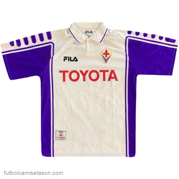 Tailandia Camiseta Fiorentina FILA 2ª Retro 1999 2000 Blanco